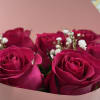 Buyer will receive 6 Hot pink roses 