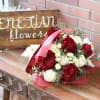 10 Gorgeous Wrapped fresh peonies accented with eucalyptus and greenery - standard.
15