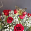 Classic never dies.
1 dozen roses with baby&#039;s breath or just with Eucalyptus