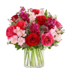 Dreamy and elegant bouquet that captures the essence of love. Features roses