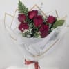 Already have a vase? Our custom-made rose bouquets come wrapped in plastic