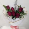 Already have a vase? Our custom-made rose bouquets come wrapped in plastic