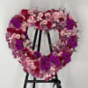 Mix of flowers with orchids 