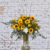 Stunning mix of one of the most cheerful and colorful blooms... Sunflowers!