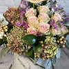 Introducing the Marble Lux Box, a stunning floral arrangement that is sure
