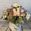 Introducing the Marble Lux Box, a stunning floral arrangement that is sure