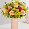 Bring the celebration of Fall to your home. This peach quartz mason