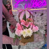 Petite small arrangement in a cute bag with ribbon  , let