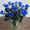 12 or 24 Premium Blue Roses with premium filler and a deluxe