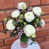 Ranunculus blooms look similar to a peony bloom, but much smaller. Our