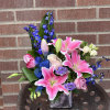 Designed by one of our local gals and featuring lilies &amp; a