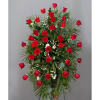 The roses in this spray stand out elegantly, ready to be a