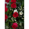 The roses in this spray stand out elegantly, ready to be a