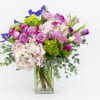 PURPLE AND PINK FLOWERS IN A VASE
Soft, pretty and romantic. This Bunch