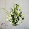 Discover the Beauty of Our Elegant White Flower Arrangement - Looking for