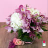 Approx. size: 8&quot; High x 8&quot; Wide

The Beretania Florist Ocean Villa bouquet