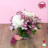 Approx. size: 8&quot; High x 8&quot; Wide

The Beretania Florist Ocean Villa bouquet