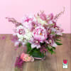 Approx. size: 8&quot; High x 8&quot; Wide

The Beretania Florist Ocean Villa bouquet