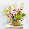 Pantone color of 2024. This arrangement creates in the elegance rosy glass