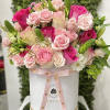 The Duchess Flower Box: Go Royal! Assorted Roses and Baby Roses in