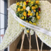 Large Size Angel Wings.
Middle Arrangement in the colors of your choice. 
Must