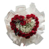  red rose with baby breath