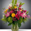 This beautiful mixed floral arrangement would be perfect to show how much