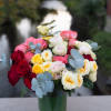 Mixed Spray Roses in the vase