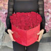 Red roses in our signature heart shaped box 
