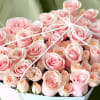 24 DELUXE roses 
1 Luxury L heart box