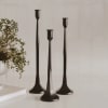 ITEM DETAILS:
&bull; Set of 3
&bull; Cast Iron
&bull; Black
&bull; Dimensions:
Small: 3.35&quot; x 12&quot;
Medium: