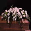 A traditional arrangement of beautiful white blooms