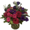 A gorgeous display of vibrant reds, hot pinks and deep purples. 