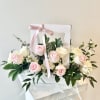 Enjoy pink and white roses to brighten up anyone&#039;s day!