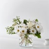 Indulge in the beauty of simplicity with our white fresh modern bouquet