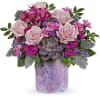 As magical as sunset in the desert. Luscious pink roses and a