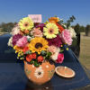 Mexican &ldquo;ollita&rdquo; full of flowers, they are freestyle all are different and