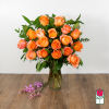 Indulge in the timeless elegance of our Medium Stem Rose Arrangement, meticulously
