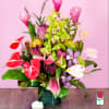 Approx. : 30&quot;H x 18&quot;W
The Beretania Florist Bishop Tropical bouquet is a