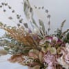 This everlasting dried arrangement includes dried Peonies and comes in a cement