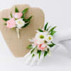 Corsage and matching boutonniere for a Prom or a Wedding Celebrations