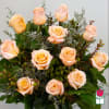 1 Dozen Premium Extra Long Stem Peach Roses 

Indulge in the timeless