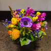 The vibrancy in this design is sure to bring any tablescape to
