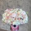 A statement of quiet luxury, a lush, sophisticated arrangement featuring soft, muted