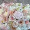 A statement of quiet luxury, a lush, sophisticated arrangement featuring soft, muted