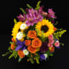 Our Caf&eacute; Jewel bouquet focuses on a jewel-toned color palette of sunflowers