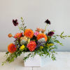 A darling mix of Dahlias and Roses make this a delightful gift!