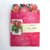 Dear Dahlia. Each pop up flower card includes a small blank coordinating