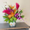 A Stylish Design Of Birds of Paradise, Anthurium and Ginger Designed in