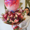 Mixed flowers bouquet, from romantic and gentle to an edgy and interesting